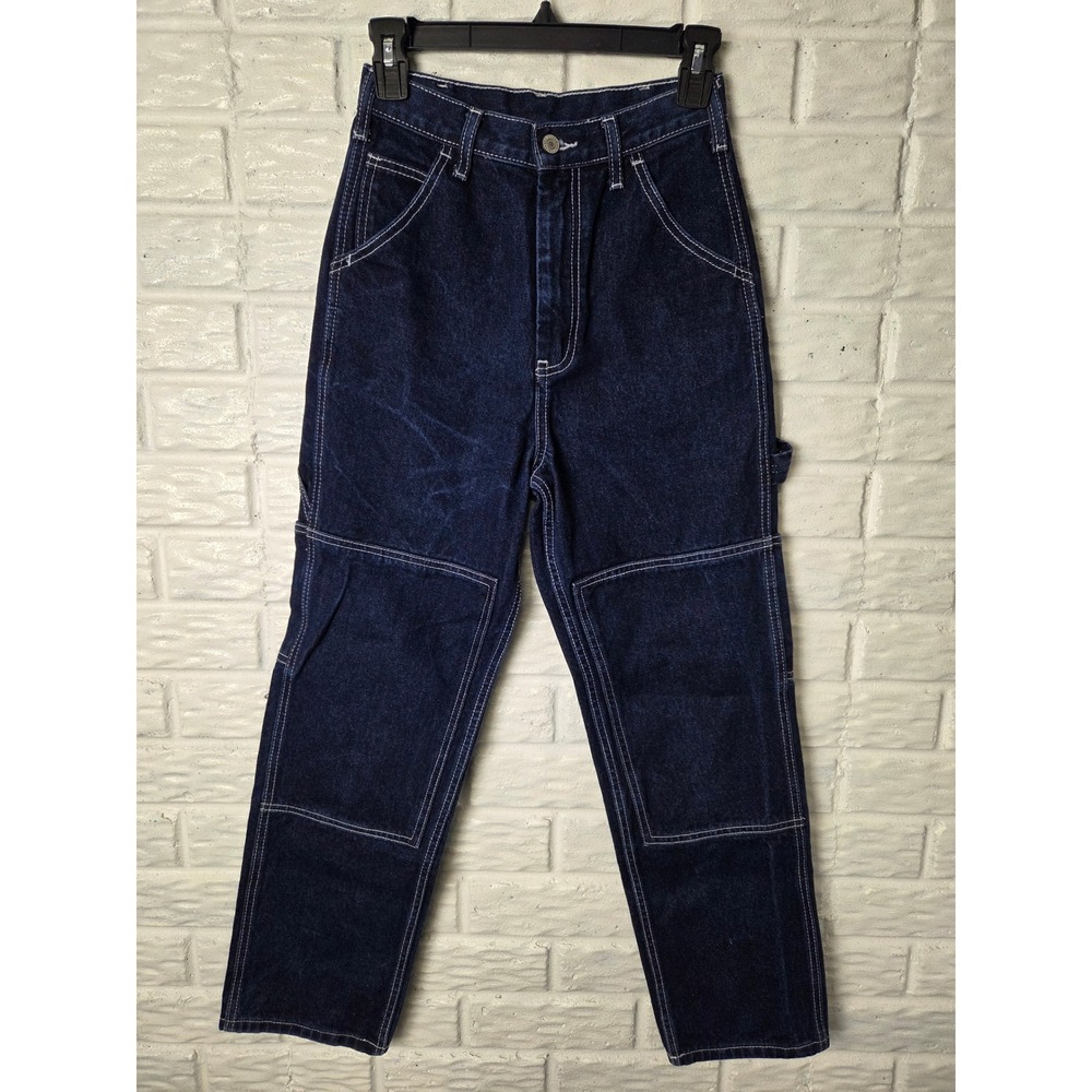 J Galt Shanghai Cargo Carpenter Womens Size Small Utility Jeans Dark wash Y2K